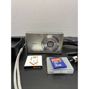 Sony Cyber-shot DSC-W330 Digital Camera - 14.1MP, 4x Zoom Battery SDcard Charger